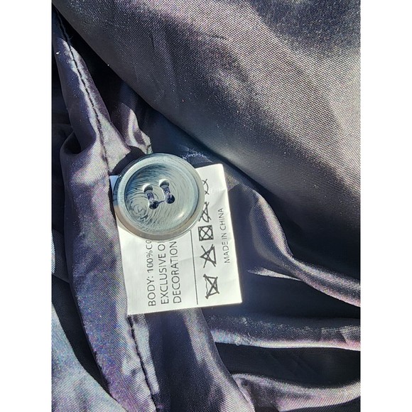 Daily Paper Blue Button Coat w/pockets Size Medium - Picture 7 of 10